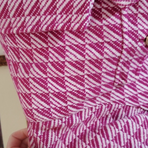 Pink and white bomber style jacket - Picture 4 of 11